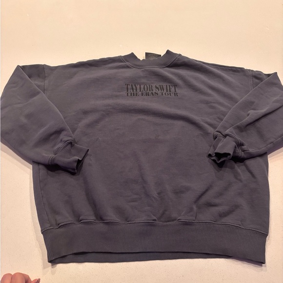 Taylor Swift The Eras Tour Charcoal Crewneck Sweater - Picture 1 of 10